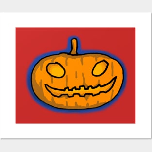 Spooky Pumpkin Posters and Art